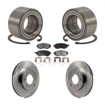 Wheel Bearing Disc Brake Rotors And Pads Front Kit For Hyundai Tiburon Elantra