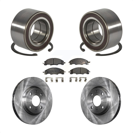 Wheel Bearing Disc Brake Rotors And Pads Front Kit For 2008-2011 Ford Focus