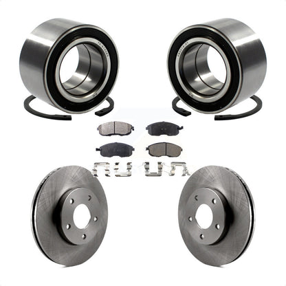 Wheel Bearing Brake Rotor Pad Front Kit For 2000-2001 Nissan Maxima INFINITI I30