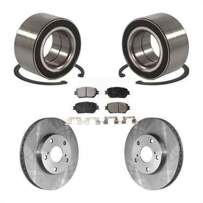 Wheel Bearing Disc Brake Rotor And Semi-Metallic Pads Front Kit For Toyota Camry