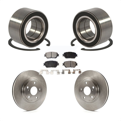 Wheel Bearing Disc Brake Rotor And Semi-Metallic Pads Front Kit For Toyota Camry