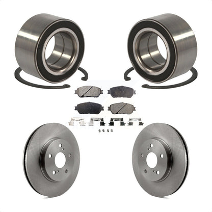 Wheel Bearing Brake Rotor & Pads Front Kit For Toyota Sienna Camry Solara Avalon