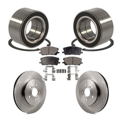 Wheel Bearing Brake Rotor Pads Front Kit For Lexus RX350 RX330 Toyota Highlander