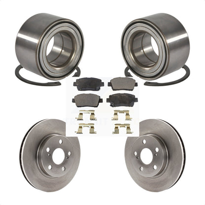Wheel Bearing Disc Brake Rotors And Pads Front Kit For 2000 Toyota Celica GT