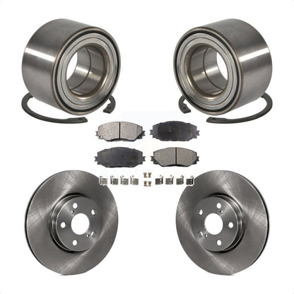 Wheel Bearing Brake Rotor & Pad Front Kit For Toyota Corolla Matrix Pontiac Vibe