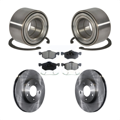 Wheel Bearing Brake Rotor & Pads Front Kit For Ford Escape Mazda Tribute Mercury