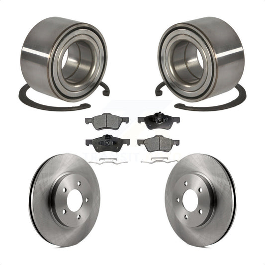 Wheel Bearing Brake Rotor & Pads Front Kit For Ford Escape Mazda Tribute Mercury