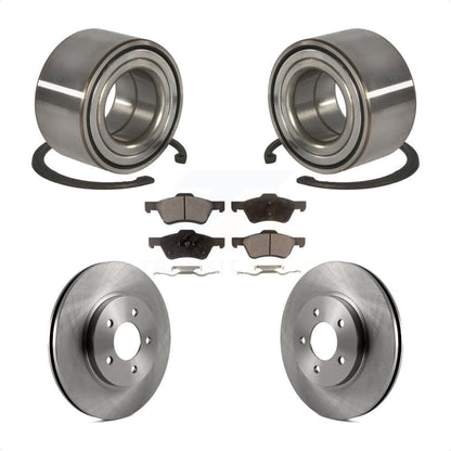 Wheel Bearing Disc Brake Rotor And Pad Front Kit For Ford Escape Mercury Mariner
