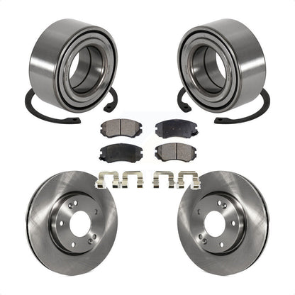 Wheel Bearing Disc Brake Rotors And Pads Front Kit For Hyundai Tiburon