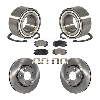 Wheel Bearing Disc Brake Rotors And Pads Front Kit For Hyundai Tiburon
