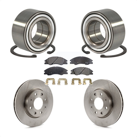Wheel Bearing Disc Brake Rotors And Pads Front Kit For Kia Spectra Spectra5