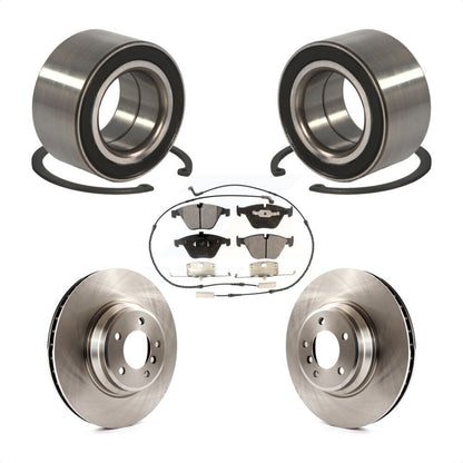 Wheel Bearing Disc Brake Rotors And Pads Front Kit For BMW 335i xDrive 335xi