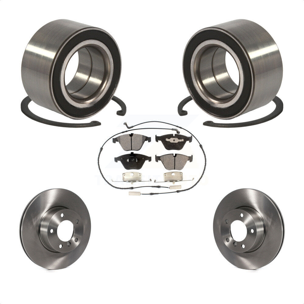 Wheel Bearing Disc Brake Rotors And Pads Front Kit For BMW 328i xDrive 328xi