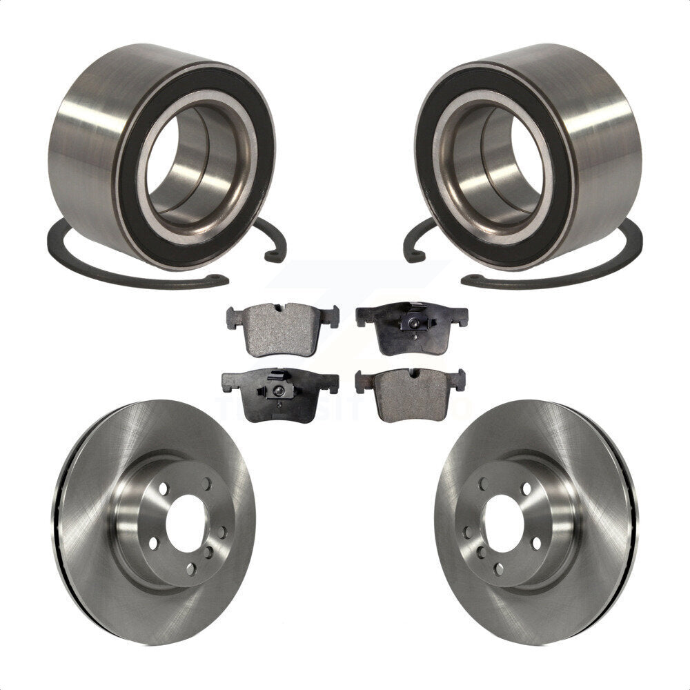 Wheel Bearing Disc Brake Rotors And Pads Front Kit For 2011-2012 BMW X3