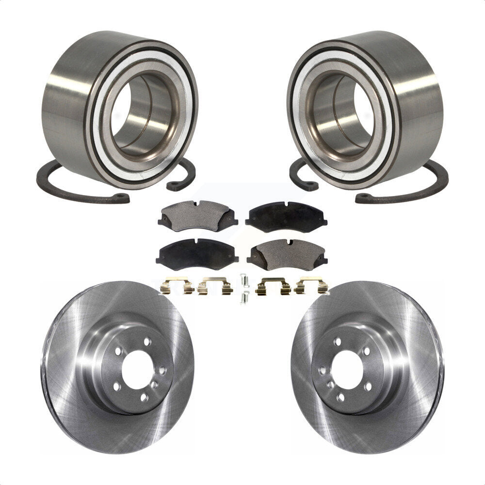 Wheel Bearing Brake Rotor Pad Front Kit For Land Rover Range Naturally Aspirated