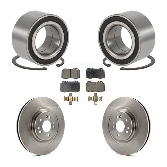 Wheel Bearing Brake Rotor & Pad Front Kit For Mercedes-Benz ML500 ML430 ML55 AMG