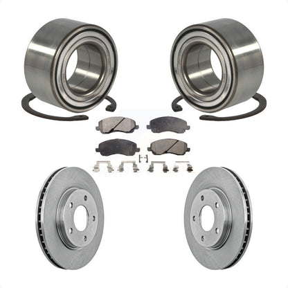 Wheel Bearing Disc Brake Rotor Pad Front Kit For Mitsubishi Lancer Dodge Caliber