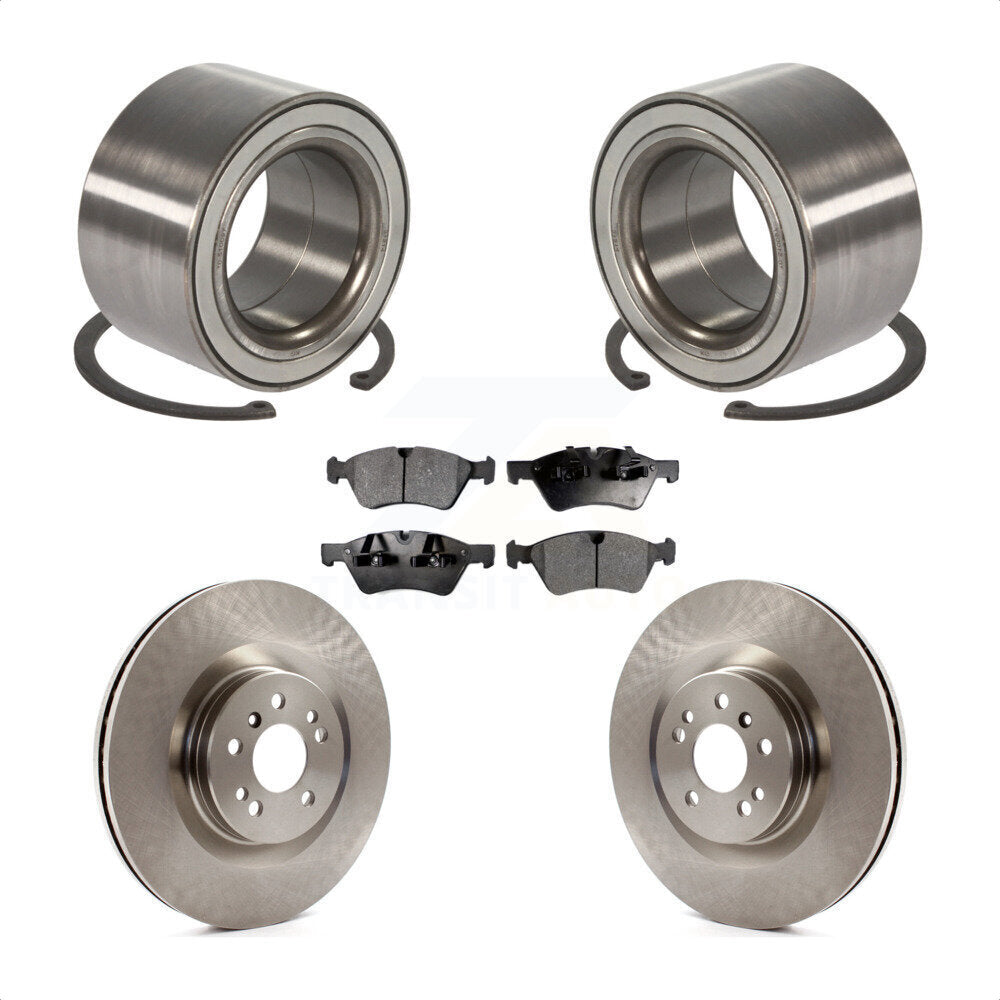 Wheel Bearing Disc Brake Rotor Pad Front Kit For Mercedes-Benz GL350 GL320 GL450