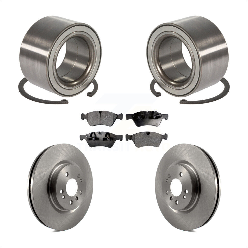 Wheel Bearing Disc Brake Rotor & Pad Front Kit For 2010-2011 Mercedes-Benz ML450