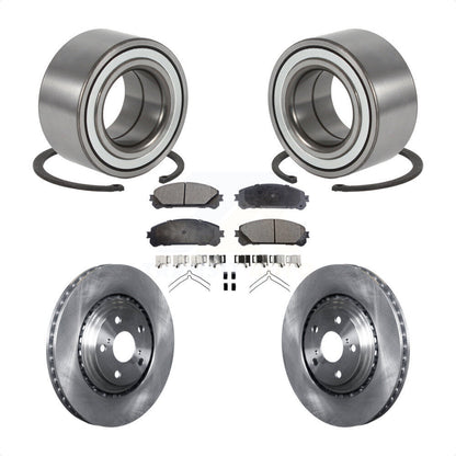 Wheel Bearing Brake Rotor Pad Front Kit For Toyota Highlander Sienna Lexus RX350