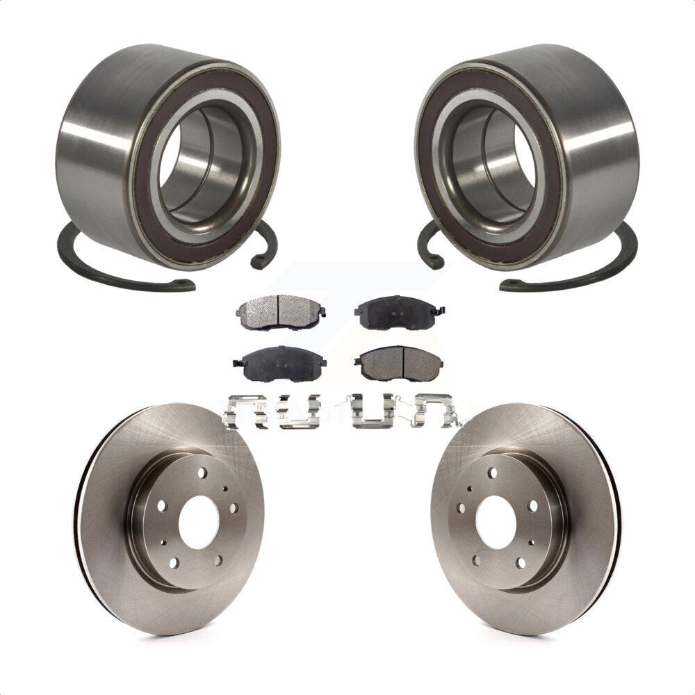 Wheel Bearing Disc Brake Rotors And Pads Front Kit For Suzuki SX4 Crossover