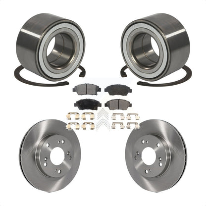 Wheel Bearing Disc Brake Rotors And Pads Front Kit For 2011-2015 Honda CR-Z