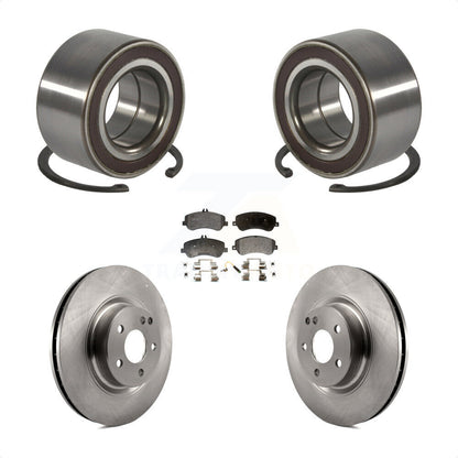 Wheel Bearing Disc Brake Rotor And Pad Front Kit For Mercedes-Benz GLK350 GLK250