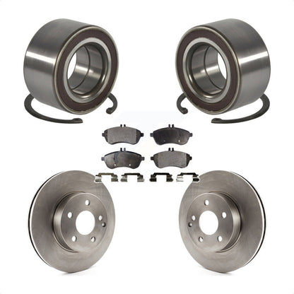Wheel Bearing Disc Brake Rotors And Pads Front Kit For Mercedes-Benz C300