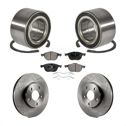 Wheel Bearing Disc Brake Rotors And Pads Front Kit For Ford Focus C-Max