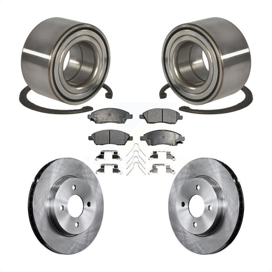Wheel Bearing Disc Brake Rotors And Pads Front Kit For Nissan Micra Versa Note