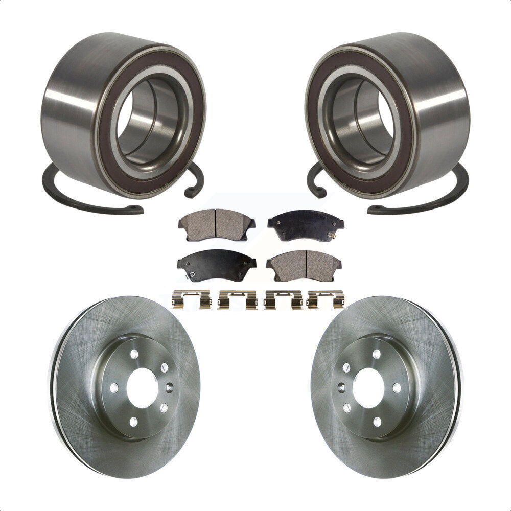 Wheel Bearing Disc Brake Rotors And Pads Front Kit For Chevrolet Sonic