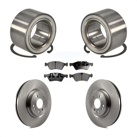 Wheel Bearing Brake Rotor Pad Front Kit For Mercedes-Benz ML350 ML320 R350 ML500