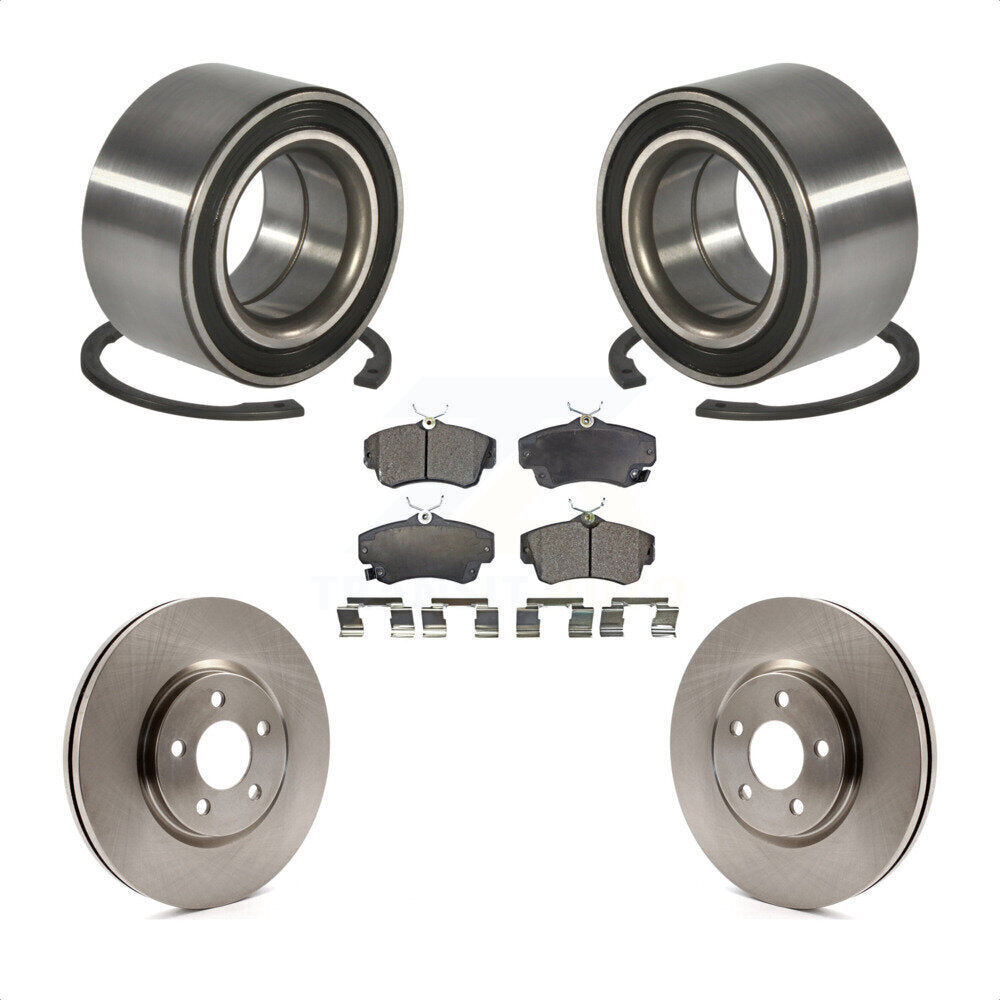 Wheel Bearing Disc Brake Rotor Pads Front Kit For Chrysler PT Cruiser Dodge Neon