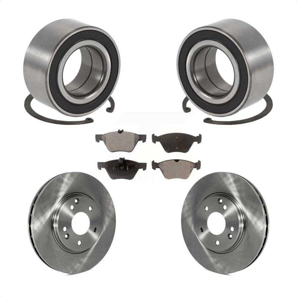 Wheel Bearing Disc Brake Rotors And Pads Front Kit For Mercedes-Benz E320