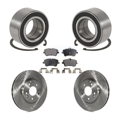 Wheel Bearing Brake Rotor & Pads Front Kit For Mercedes-Benz C280 C240 C320 C350