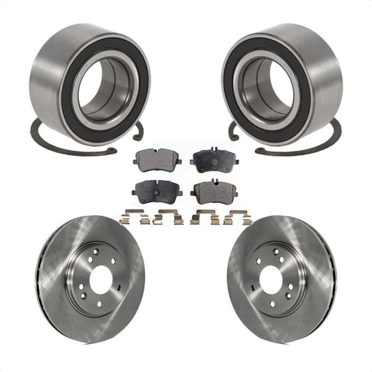 Wheel Bearing Brake Rotor & Pads Front Kit For Mercedes-Benz C280 C240 C320 C350
