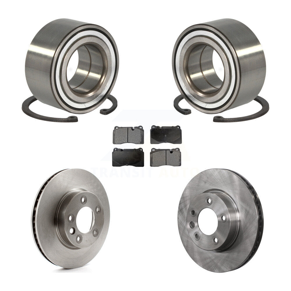 Wheel Bearing Disc Brake Rotors And Pads Front Kit For Volkswagen Touareg