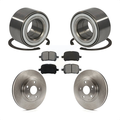 Wheel Bearing Disc Brake Rotors And Pads Front Kit For 1999-2001 Lexus RX300