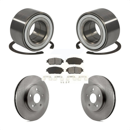 Wheel Bearing Disc Brake Rotors And Pads Front Kit For 2002-2003 Lexus ES300