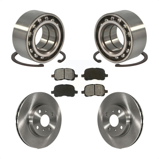 Wheel Bearing Disc Brake Rotor Pads Front Kit For Toyota Corolla Chevrolet Prizm