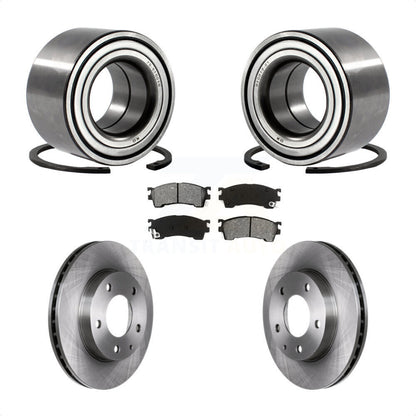 Wheel Bearing Disc Brake Rotors And Pads Front Kit For Mazda 626 Ford Probe MX-6