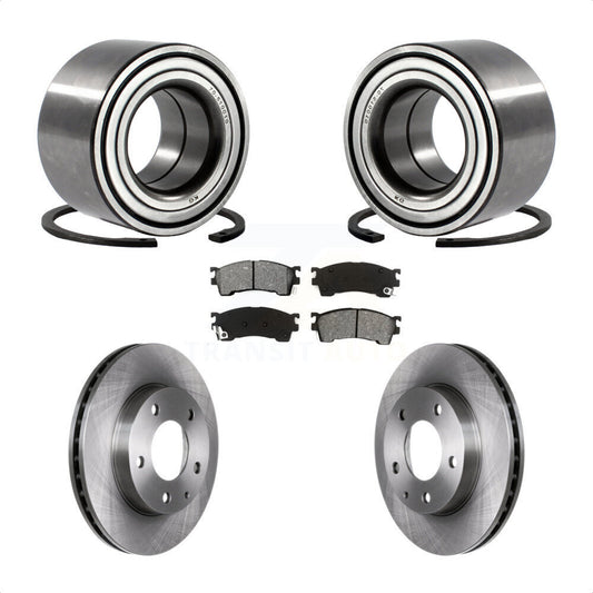 Wheel Bearing Disc Brake Rotors And Pads Front Kit For Mazda 626 Ford Probe MX-6