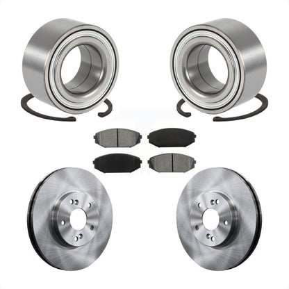 Wheel Bearing Disc Brake Rotors And Pads Front Kit For 2001-2002 Acura MDX