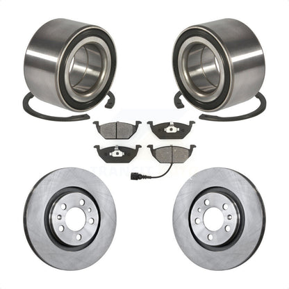 Wheel Bearing Brake Rotor & Pads Front Kit For Volkswagen Jetta Beetle Golf City