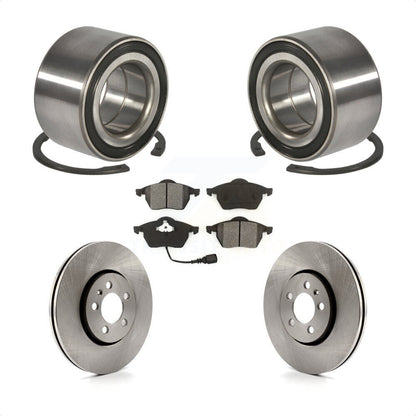 Wheel Bearing Disc Brake Rotor & Pads Front Kit For Volkswagen Jetta Golf Beetle