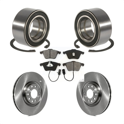 Wheel Bearing Disc Brake Rotors And Pads Front Kit For Audi Allroad Quattro