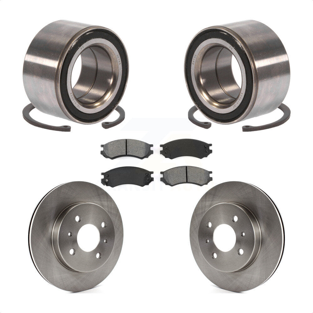 Wheel Bearing Brake Rotor Pad Front Kit For Saturn SL1 SC1 SL2 SC2 SL SW2 SW1 SC