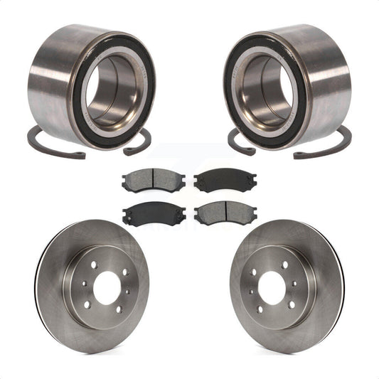 Wheel Bearing Brake Rotor Pad Front Kit For Saturn SL1 SC1 SL2 SC2 SL SW2 SW1 SC