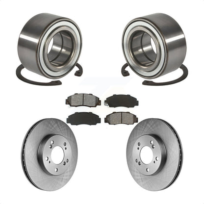 Wheel Bearing Disc Brake Rotor Pads Front Kit For 1997-2001 Acura Integra Type R