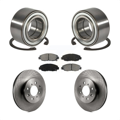 Wheel Bearing Disc Brake Rotors And Pads Front Kit For Honda Civic Acura EL